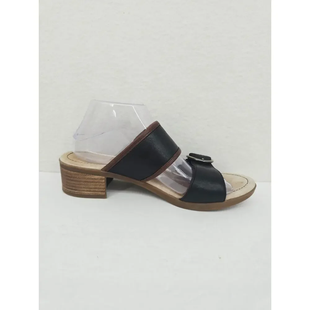Dansko 2-Strap Heeled Sandals Black EU 41